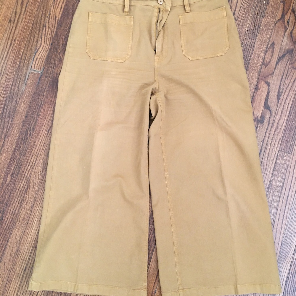 J. Crew Point Sur Cropped Wide Legs